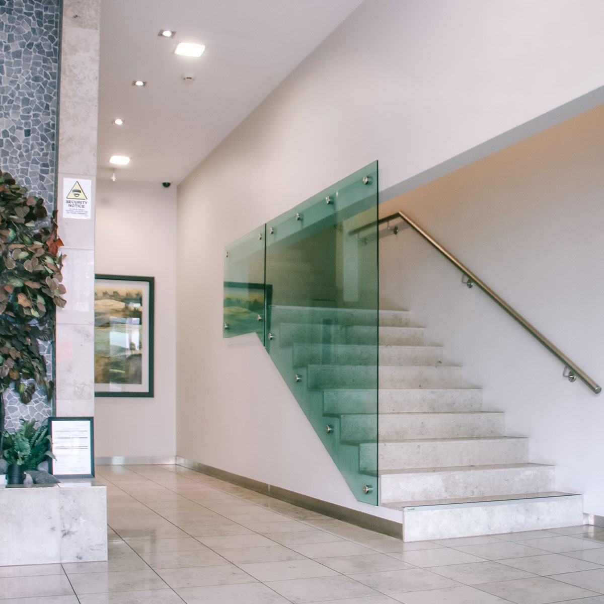 Corporate Accommodation Hamilton Interior Staircase